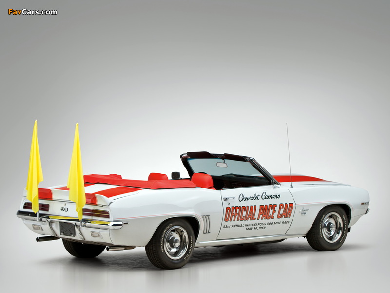 Chevrolet Camaro RS/SS 350 Convertible Indy 500 Pace Car 1969 pictures (800 x 600)