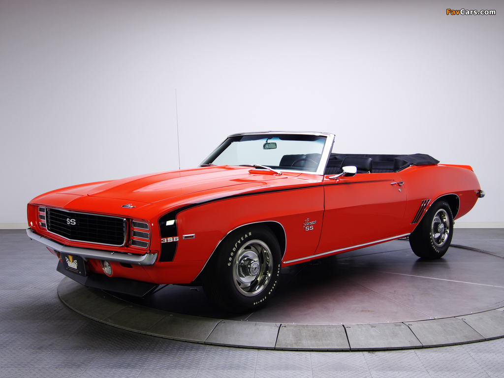 Chevrolet Camaro RS/SS 396 Convertible 1969 pictures (1024 x 768)