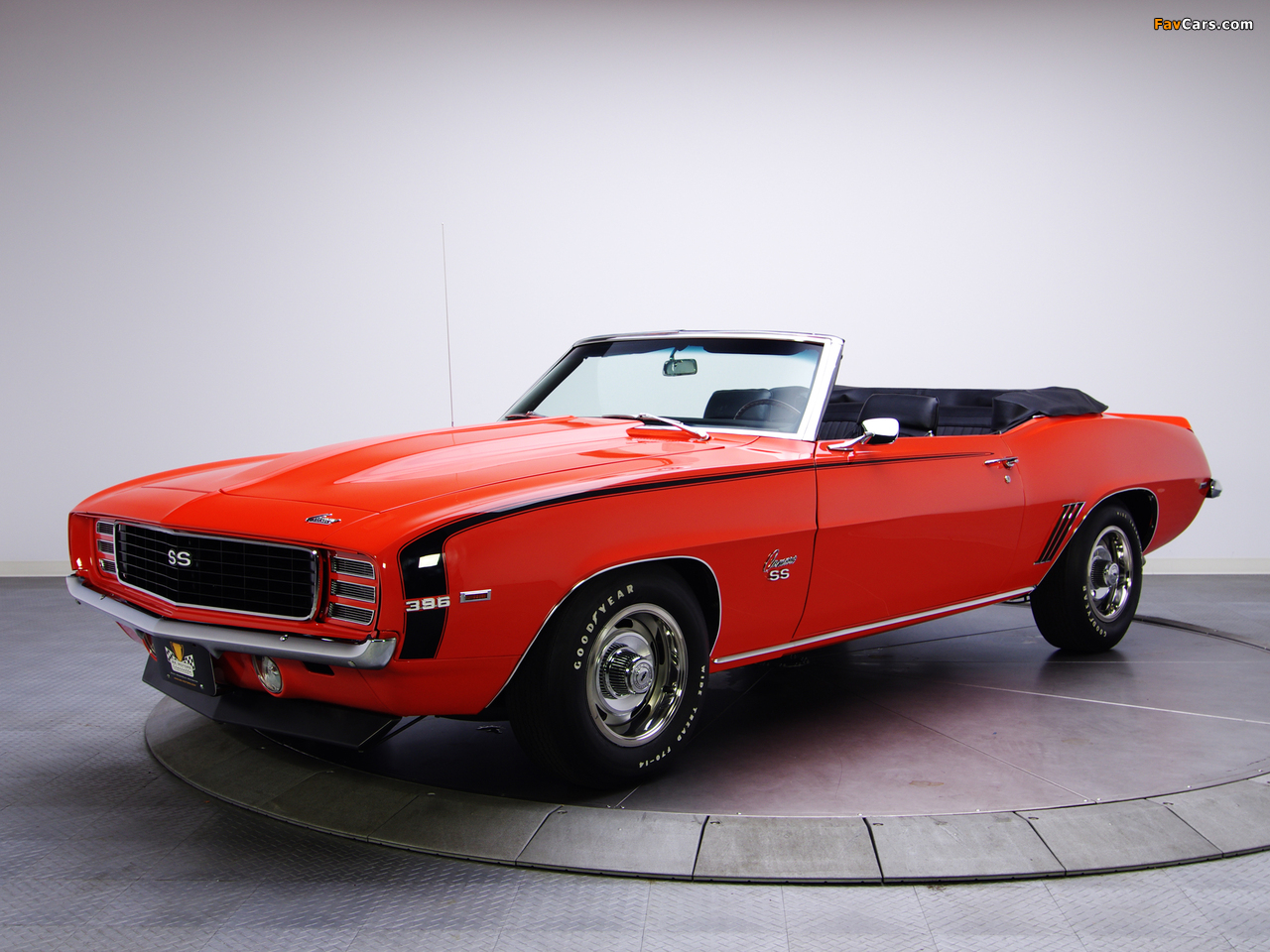 Chevrolet Camaro RS/SS 396 Convertible 1969 pictures (1280 x 960)