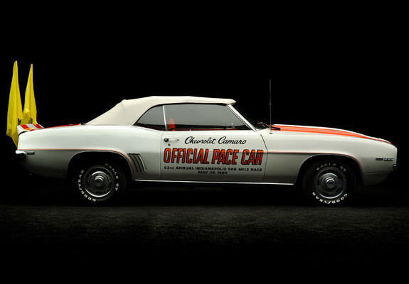 Chevrolet Camaro RS/SS 350 Convertible Indy 500 Pace Car 1969 wallpapers