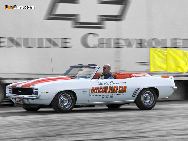 Chevrolet Camaro RS/SS 396 Convertible Indy 500 Pace Car 1969 wallpapers (640 x 480)