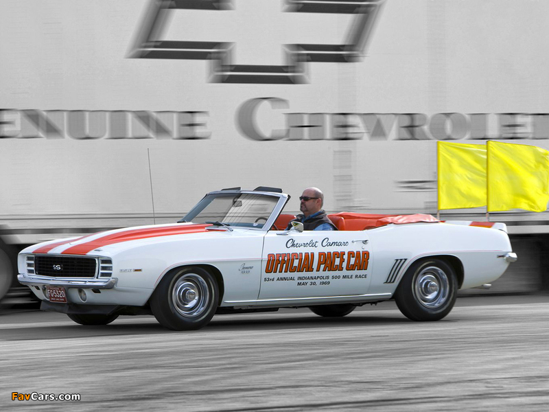 Chevrolet Camaro RS/SS 396 Convertible Indy 500 Pace Car 1969 wallpapers (800 x 600)