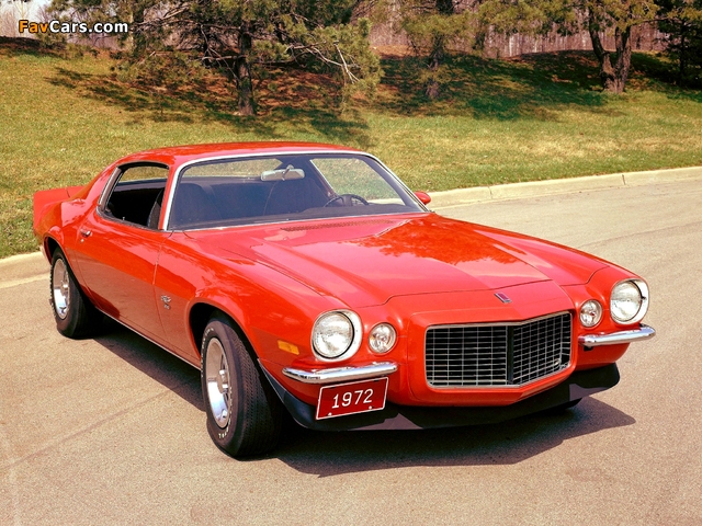 Chevrolet Camaro RS/SS 350 1970–72 wallpapers (640 x 480)