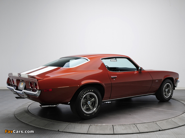 Chevrolet Camaro Z28 RS 1970–72 wallpapers (640 x 480)