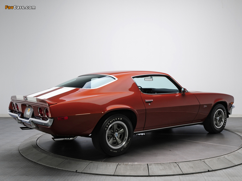 Chevrolet Camaro Z28 RS 1970–72 wallpapers (800 x 600)