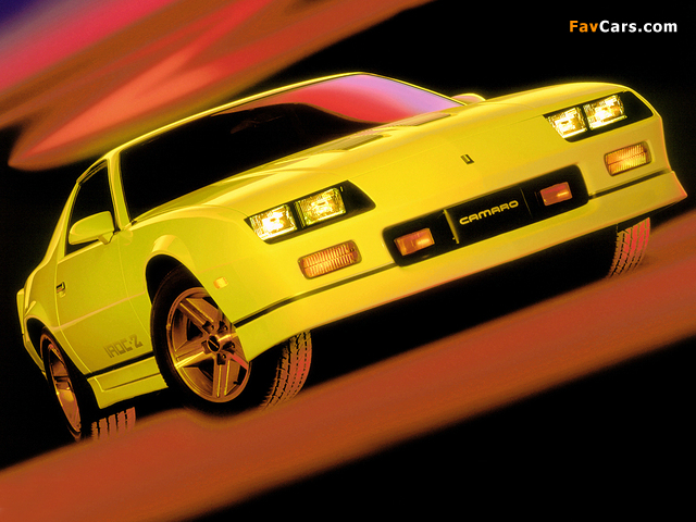 Chevrolet Camaro Z28 IROC-Z 1985–90 wallpapers (640 x 480)