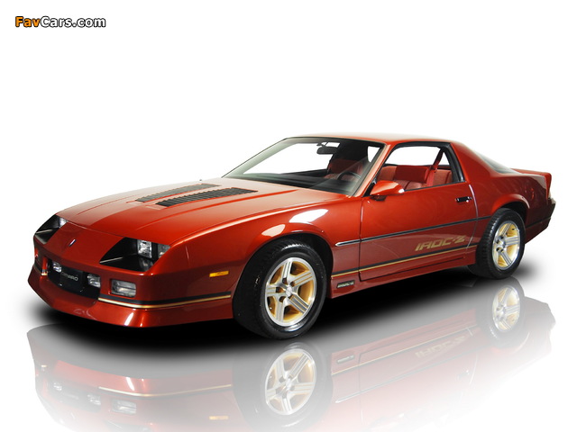 Chevrolet Camaro Z28 IROC-Z 1985–90 wallpapers (640 x 480)