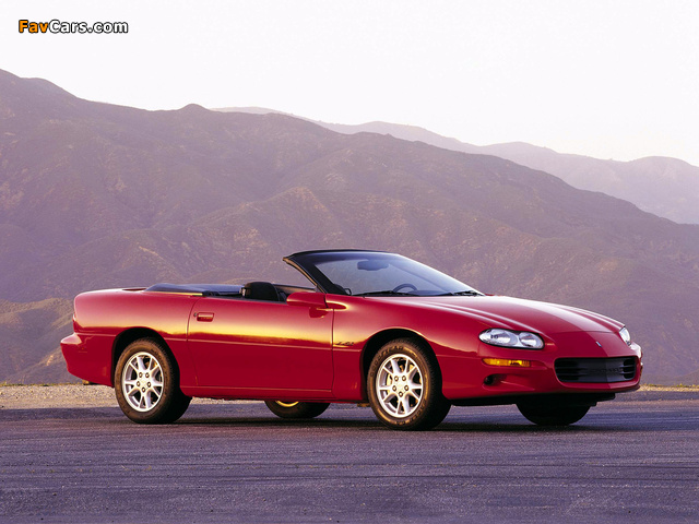 Chevrolet Camaro Z28 Convertible 1999–2002 images (640 x 480)