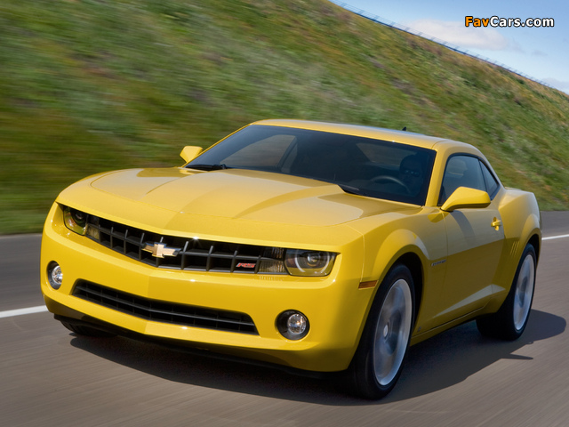 Chevrolet Camaro RS 2009–13 wallpapers (640 x 480)