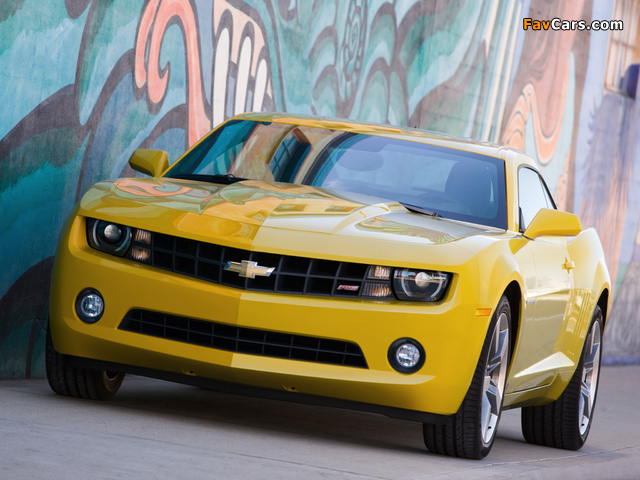 Chevrolet Camaro RS 2009–13 wallpapers (640 x 480)