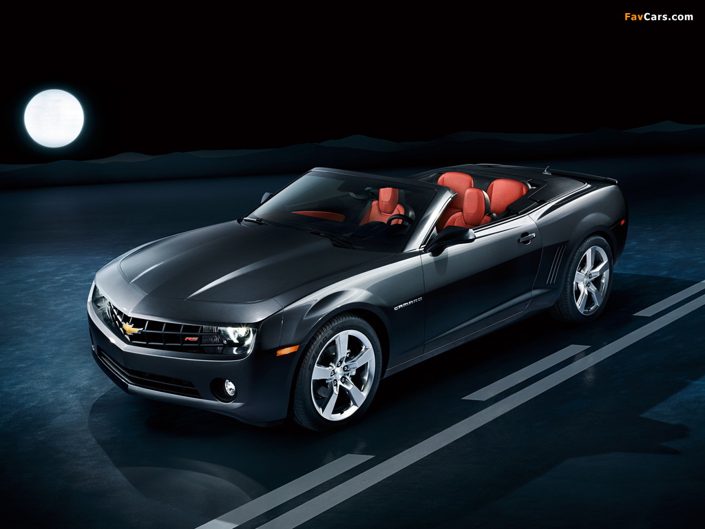 Chevrolet Camaro RS Convertible 2010 wallpapers (1024 x 768)