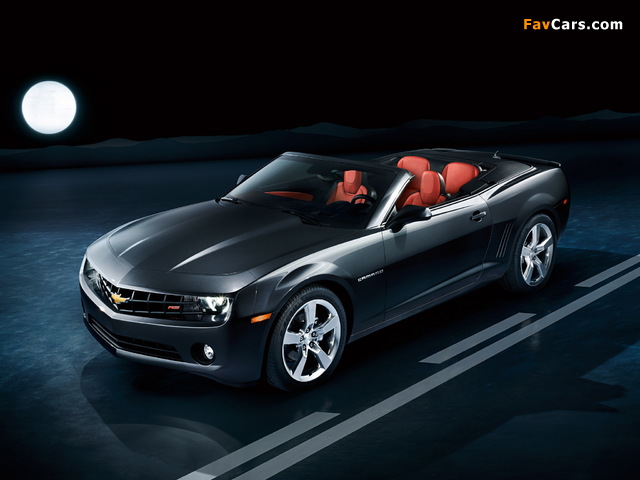 Chevrolet Camaro RS Convertible 2010 wallpapers (640 x 480)