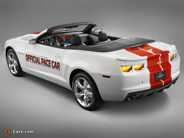 Chevrolet Camaro SS Convertible Indy 500 Pace Car 2011 images (640 x 480)