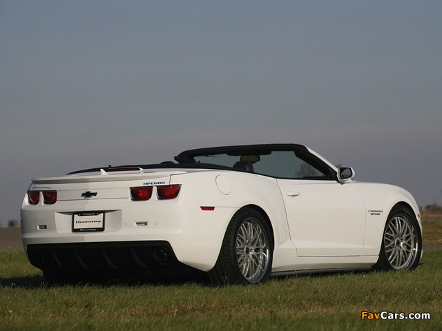 Hennessey Camaro HPE600 Convertible 2011 photos (640 x 480)