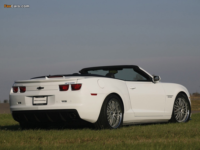 Hennessey Camaro HPE600 Convertible 2011 photos (800 x 600)