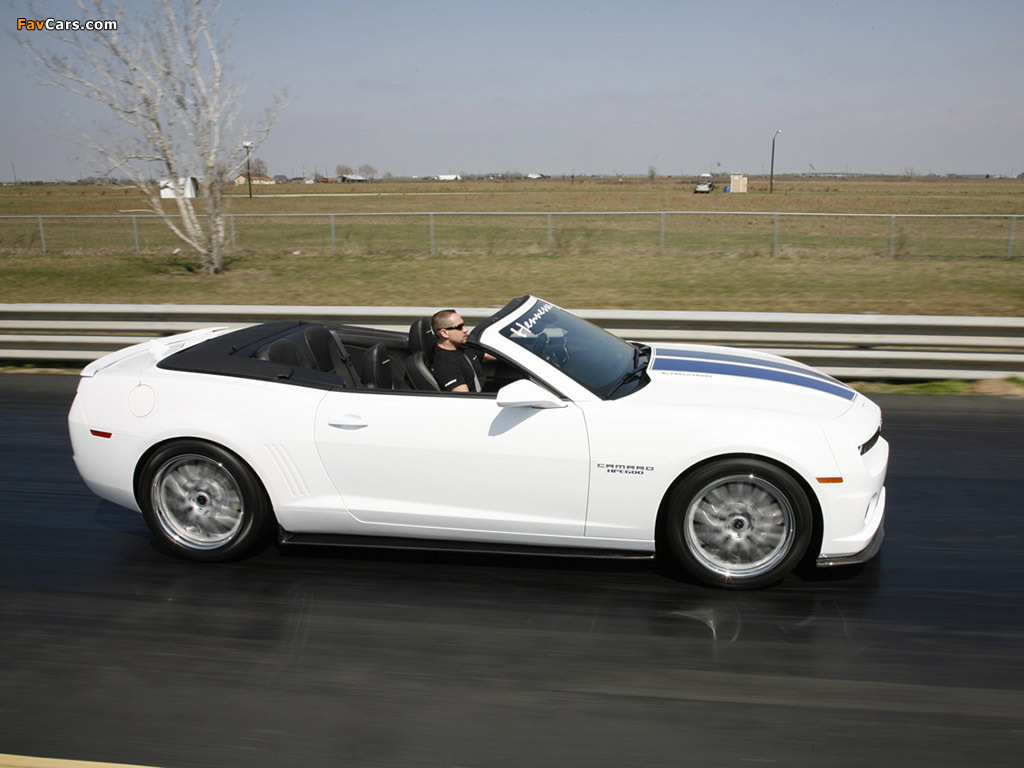 Hennessey Camaro HPE600 Convertible 2011 photos (1024 x 768)