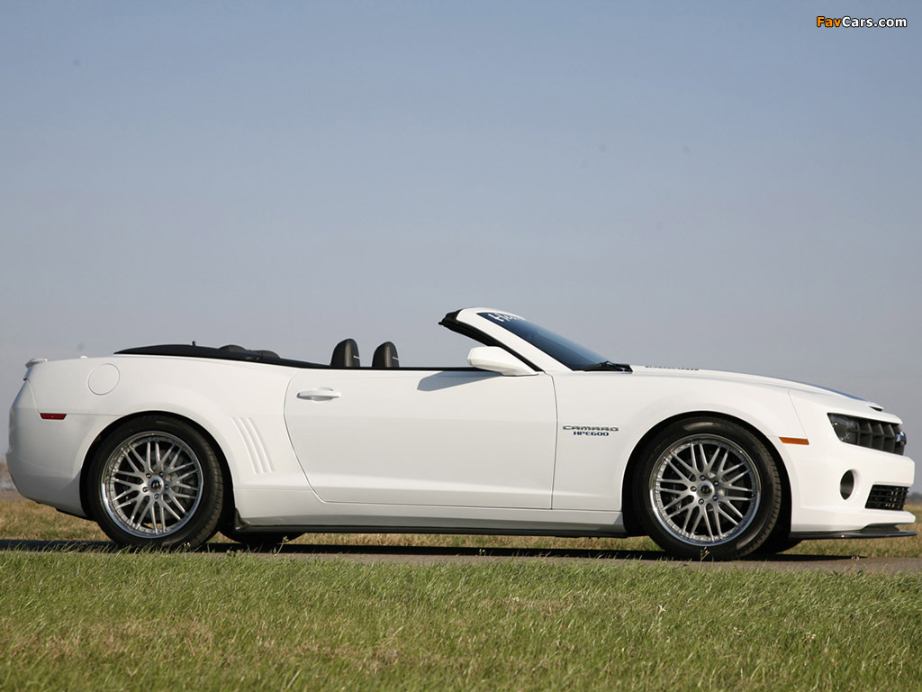 Hennessey Camaro HPE600 Convertible 2011 pictures (1024 x 768)