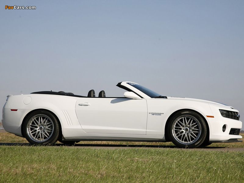 Hennessey Camaro HPE600 Convertible 2011 pictures (800 x 600)