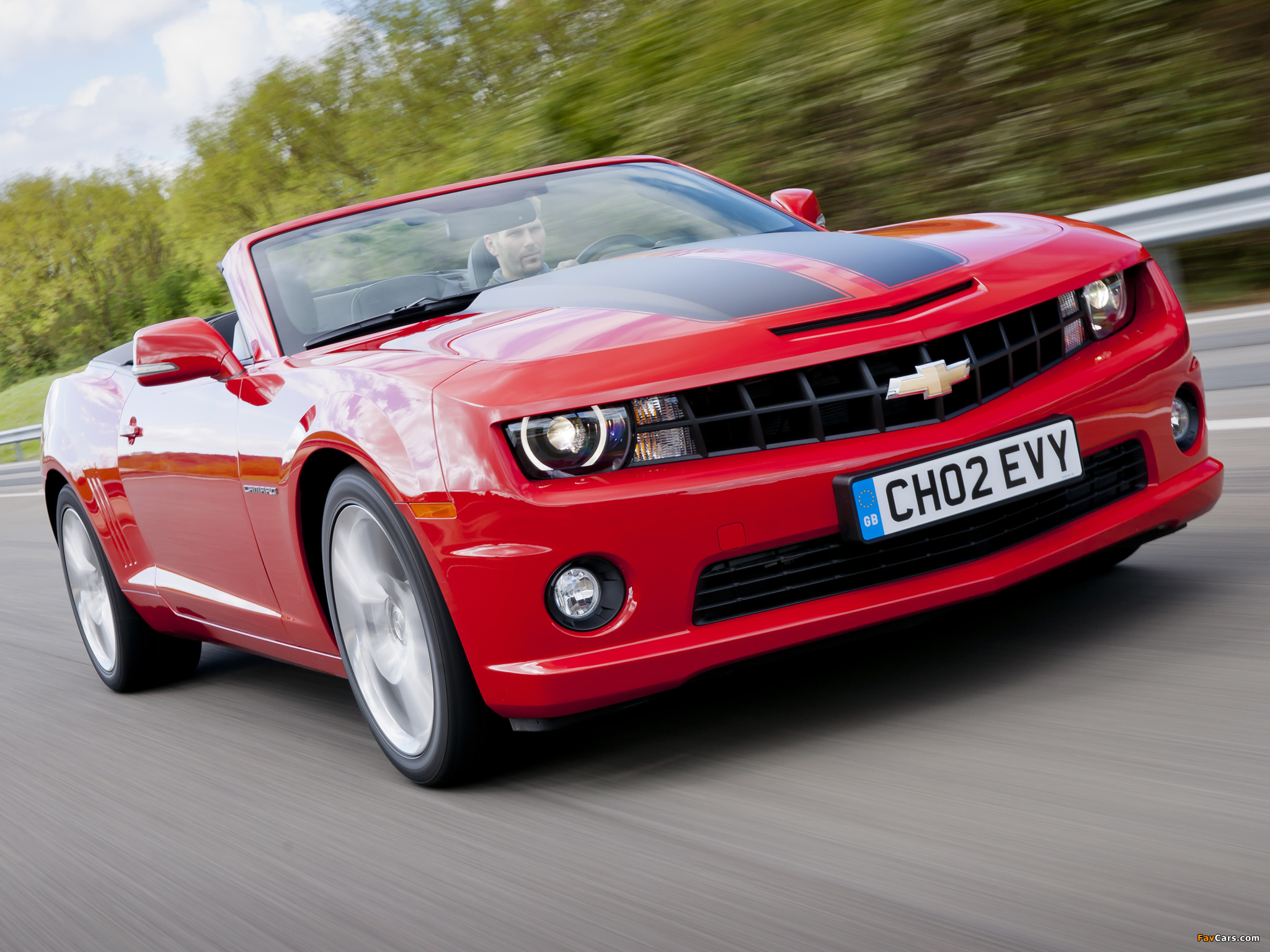 Chevrolet Camaro Convertible EU-spec 2011–13 wallpapers (2048 x 1536)