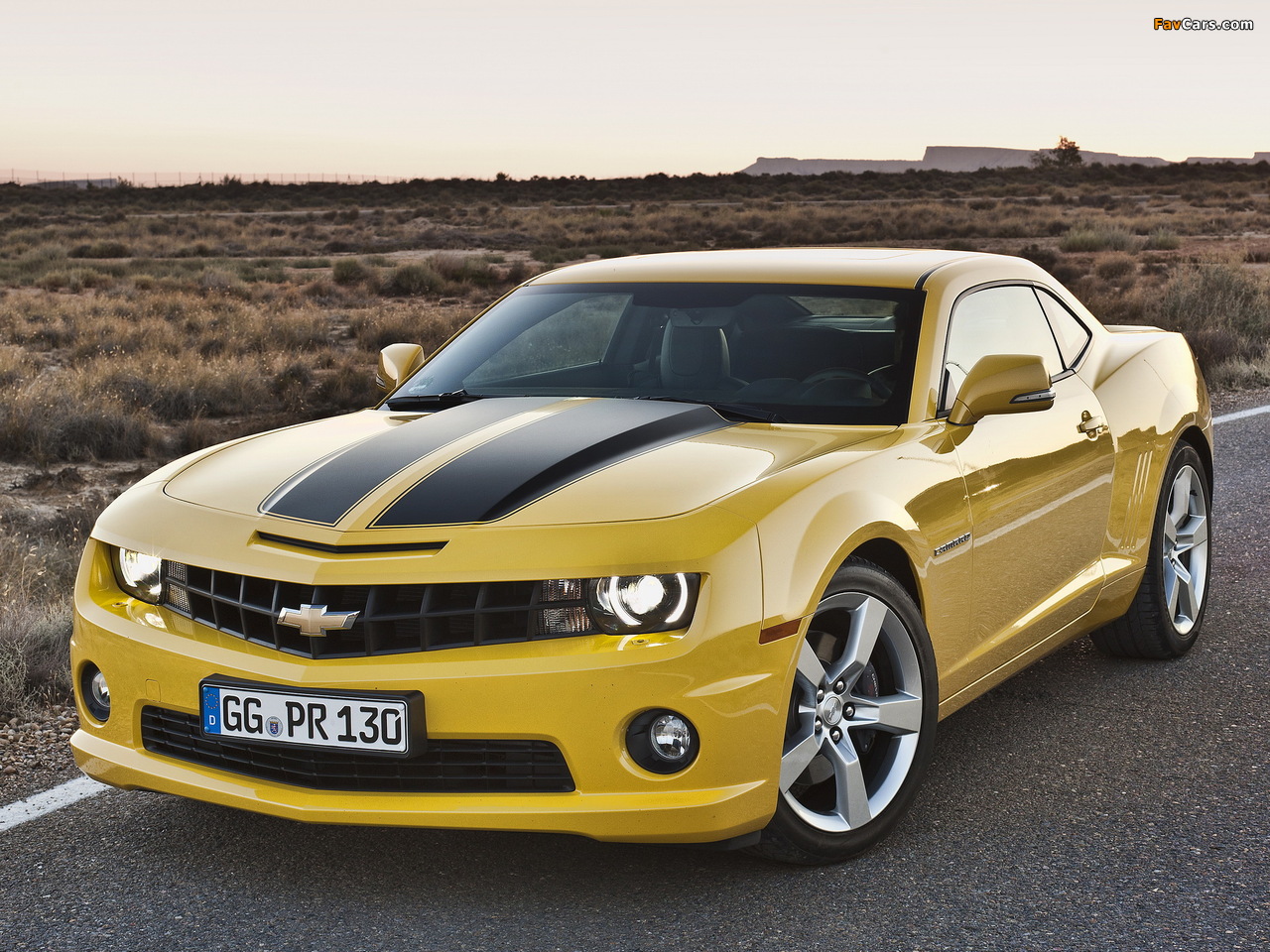 Chevrolet Camaro Coupe EU-spec 2011–13 wallpapers (1280 x 960)