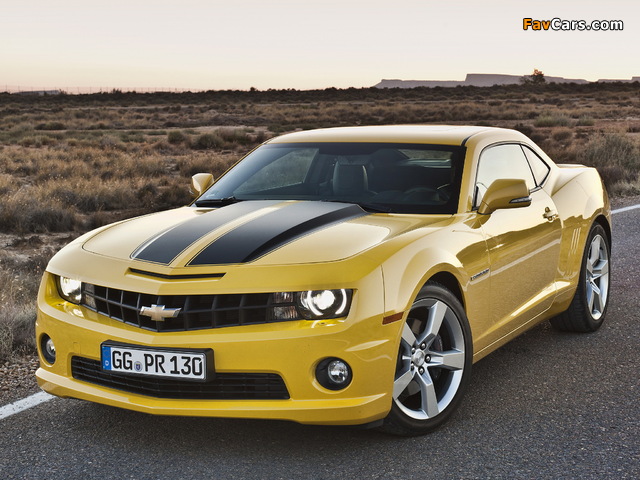 Chevrolet Camaro Coupe EU-spec 2011–13 wallpapers (640 x 480)