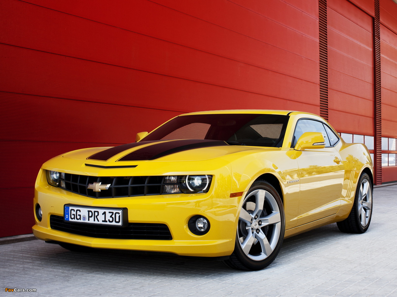 Chevrolet Camaro Coupe EU-spec 2011–13 wallpapers (1280 x 960)