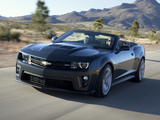 Chevrolet Camaro ZL1 Convertible 2012–13 pictures