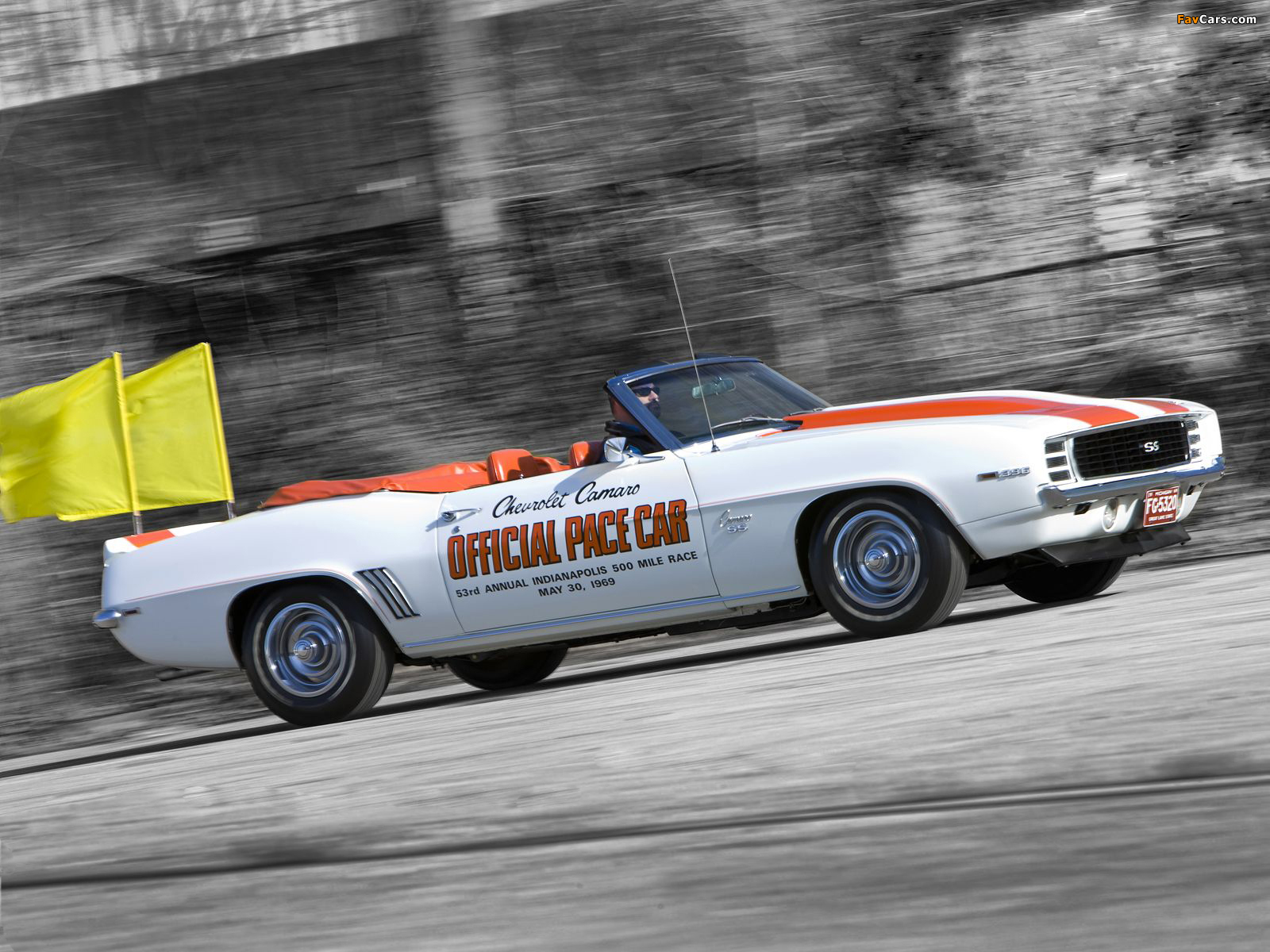 Images of Chevrolet Camaro RS/SS 396 Convertible Indy 500 Pace Car 1969 (1600 x 1200)