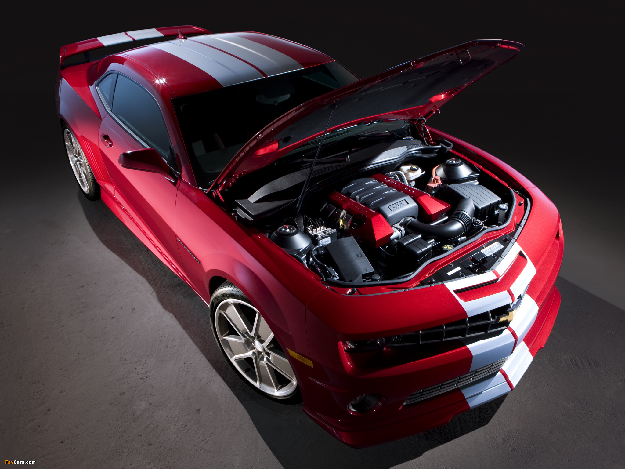 Images of Chevrolet Camaro SS Red Flash Show Car 2010 (2048 x 1536)