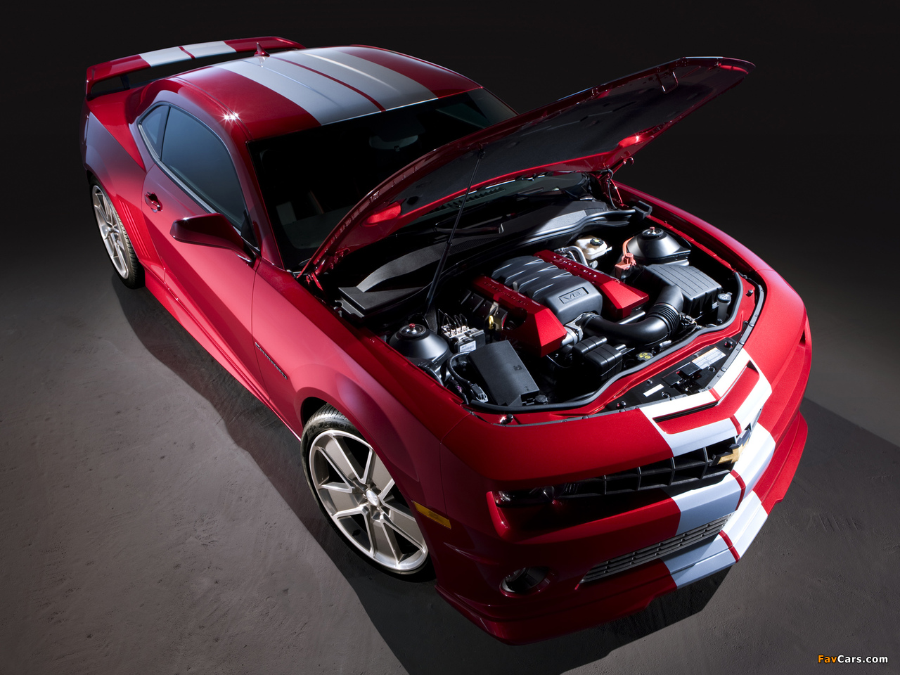 Images of Chevrolet Camaro SS Red Flash Show Car 2010 (1280 x 960)