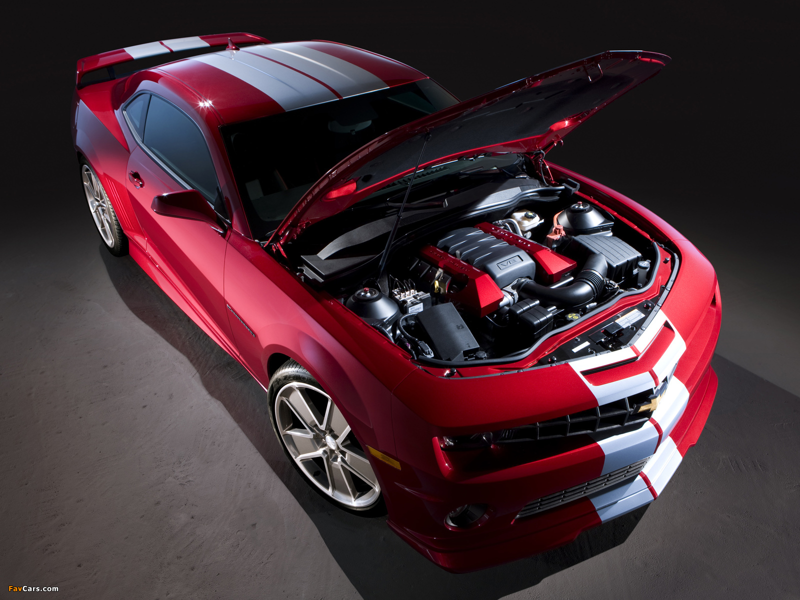 Images of Chevrolet Camaro SS Red Flash Show Car 2010 (1600 x 1200)