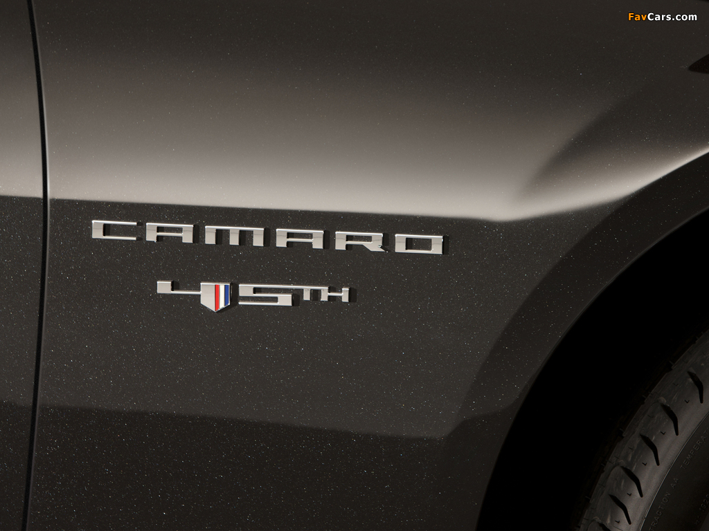 Images of Chevrolet Camaro RS 45th Anniversary 2011 (1024 x 768)