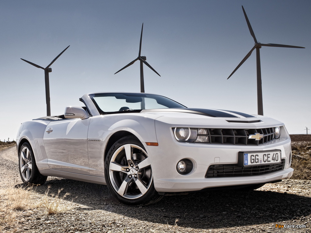 Images of Chevrolet Camaro Convertible EU-spec 2011–13 (1024 x 768)