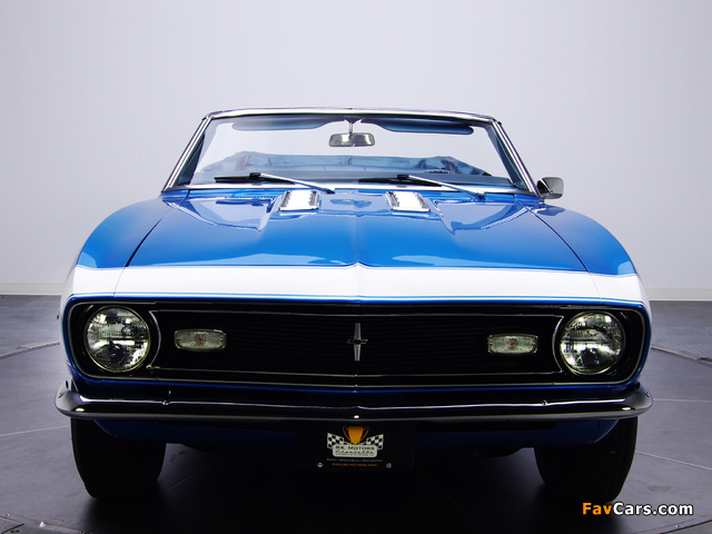 Photos of Chevrolet Camaro 327 Convertible 1968 (640 x 480)