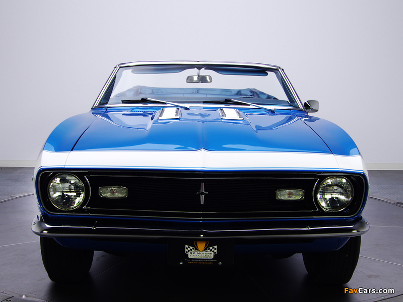 Photos of Chevrolet Camaro 327 Convertible 1968 (800 x 600)