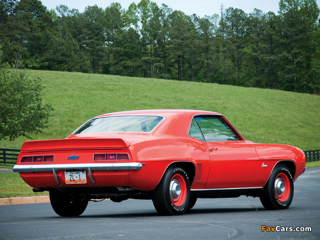 Photos of Chevrolet Camaro ZL-1 1969 (640 x 480)