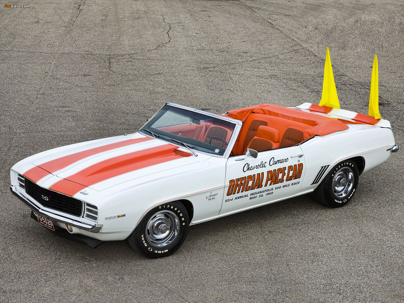 Photos of Chevrolet Camaro RS/SS 396 Convertible Indy 500 Pace Car 1969 (1600 x 1200)