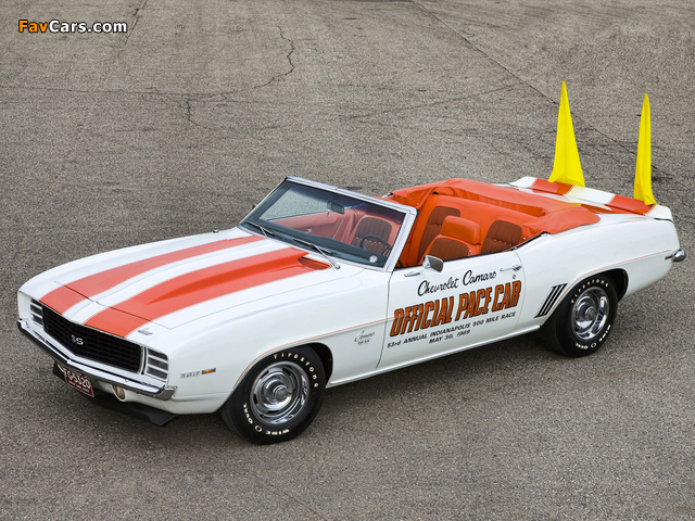 Photos of Chevrolet Camaro RS/SS 396 Convertible Indy 500 Pace Car 1969 (640 x 480)
