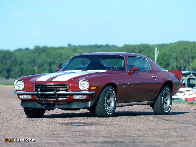 Photos of Chevrolet Camaro Z28 1972 (640 x 480)