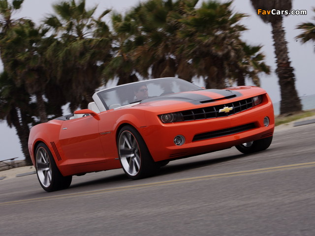 Photos of Chevrolet Camaro Convertible Concept 2007 (640 x 480)