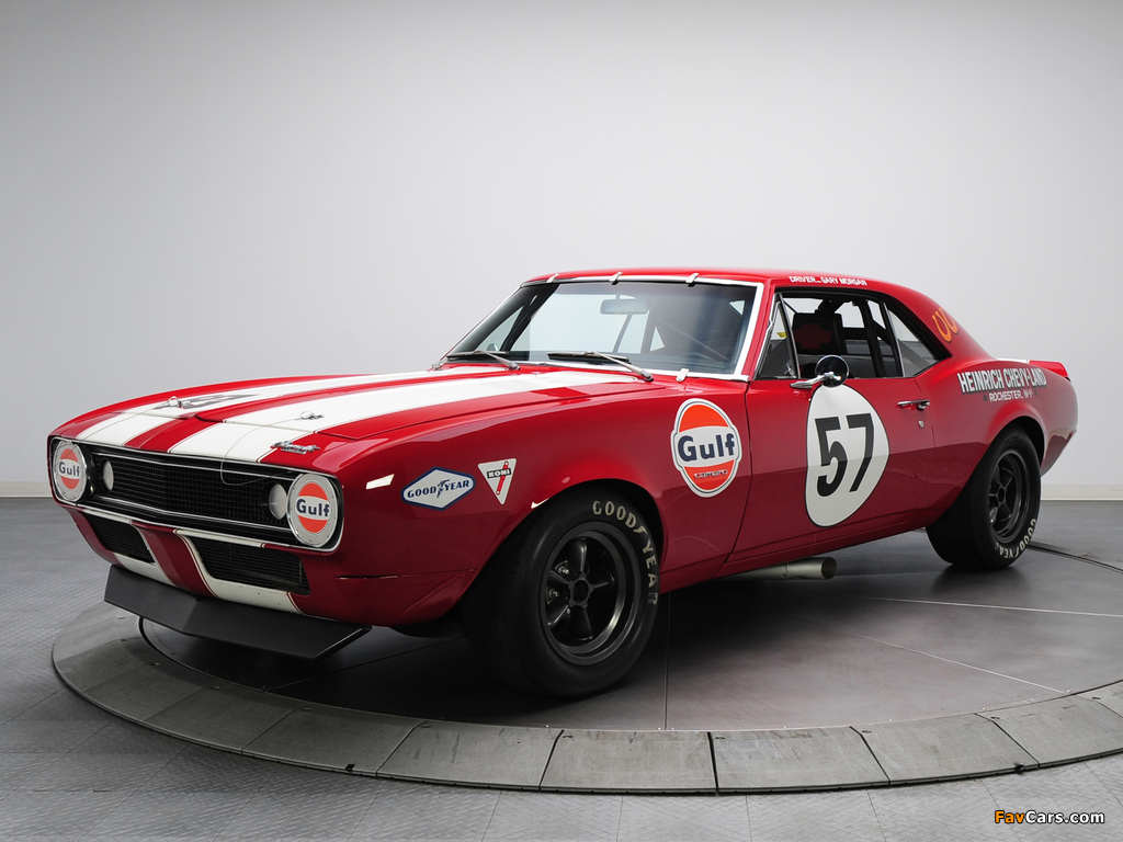 Pictures of Chevrolet Camaro Z/28 Pre-production Trans Am Race Car 1967 (1024 x 768)