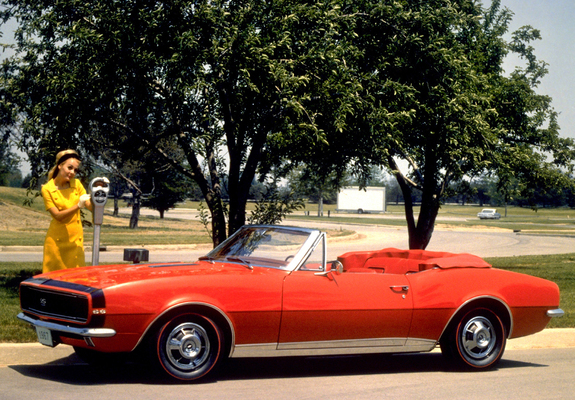 Pictures of Chevrolet Camaro RS/SS 350 Convertible (12467) 1967