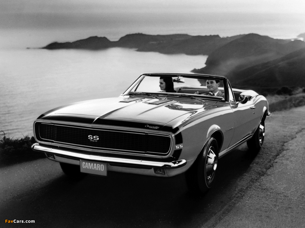 Pictures of Chevrolet Camaro RS/SS 350 Convertible (12467) 1967 (1024 x 768)