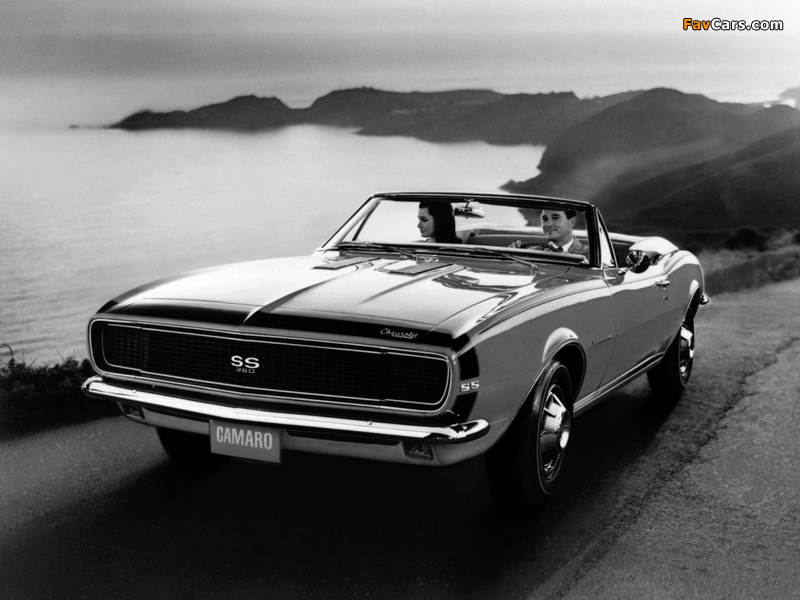 Pictures of Chevrolet Camaro RS/SS 350 Convertible (12467) 1967 (800 x 600)