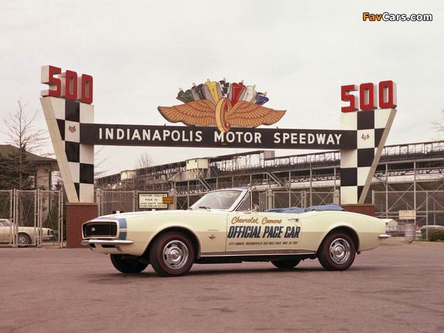 Pictures of Chevrolet Camaro RS/SS Convertible Indy 500 Pace Car (12467) 1967 (640 x 480)