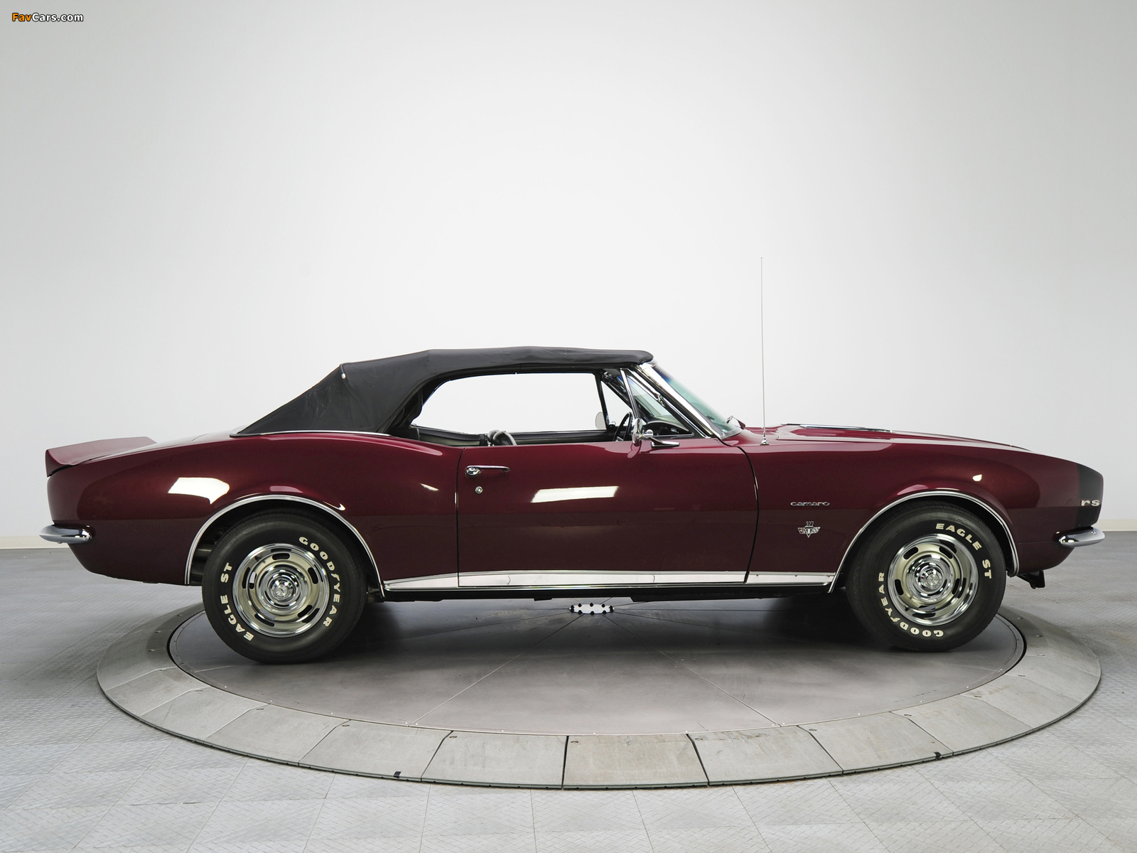 Pictures of Chevrolet Camaro RS 327 Convertible (12467) 1967 (1600 x 1200)