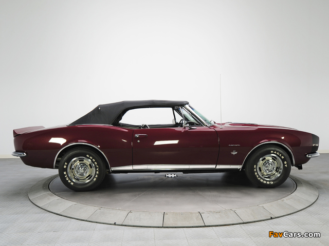 Pictures of Chevrolet Camaro RS 327 Convertible (12467) 1967 (640 x 480)