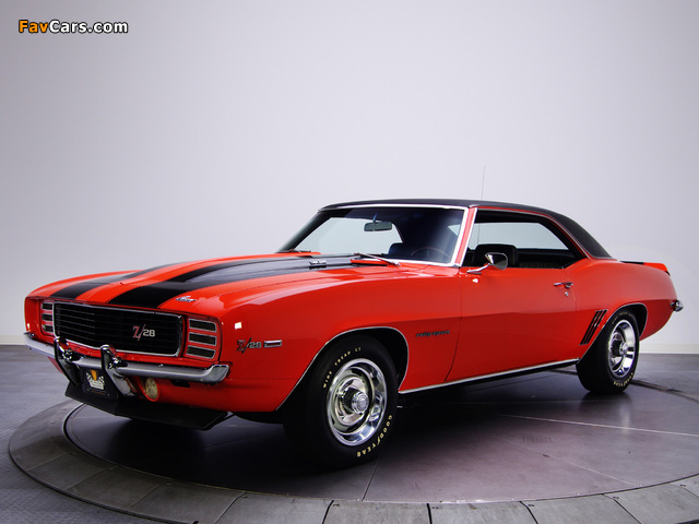 Pictures of Chevrolet Camaro Z/28 RS 1969 (640 x 480)