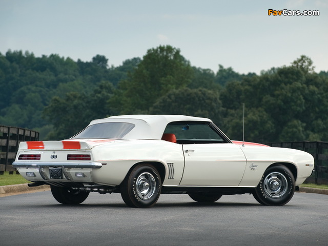 Pictures of Chevrolet Camaro RS/SS 396 Convertible 1969 (640 x 480)