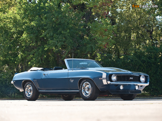 Pictures of Chevrolet Camaro SS 396 Convertible 1969 (640 x 480)